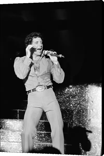Tom Jones in concert in America. April 1983