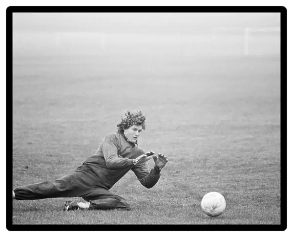 Wimbledon Football Club training session. Picture shows player goal keeper