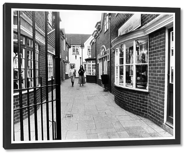 Tudor Row, Lichfield. 23rd February 1988