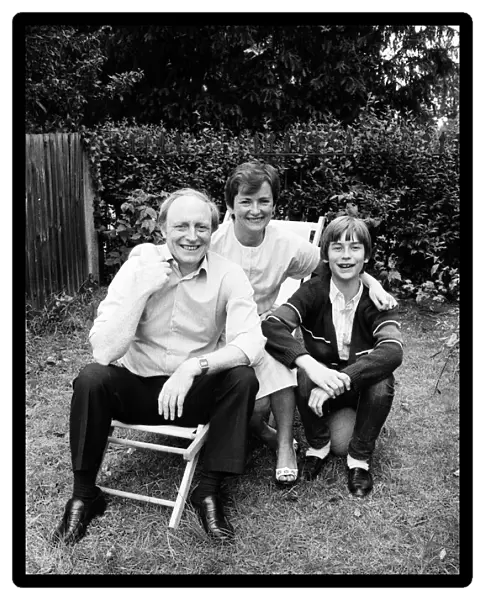 Shadow Secretary of State for Education Neil Kinnock at home with his wife Glenys