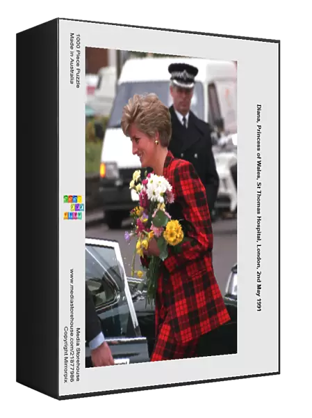 Diana, Princess of Wales, St Thomas Hospital, London, 2nd May 1991
