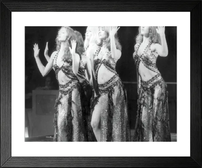 Framed Print : BBC Print of Pans People on Top of the Pops 500th Episode Framed Print : BBC Print of Pans People on Top of the Pops 500th Episode