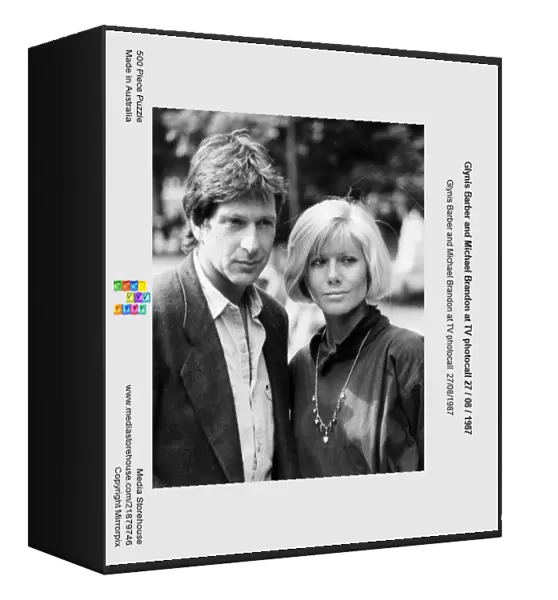 Glynis Barber and Michael Brandon at TV photocall 27  /  08  /  1987