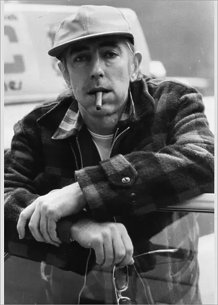 Peter Cook, satirist pictured smoking a cigar - April 1980 22  /  04  /  1980