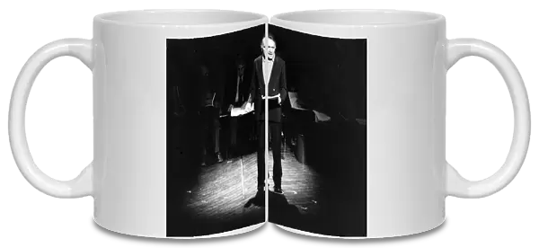 Richard Burton at play reading at Duke of Yorks Theatre London - February 1982