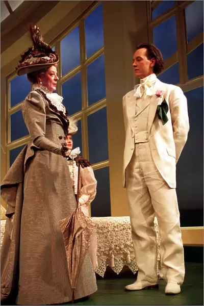 Richard E. Grant and Maggie Smith as Lady Bracknell in The Importance of Being Earnest by