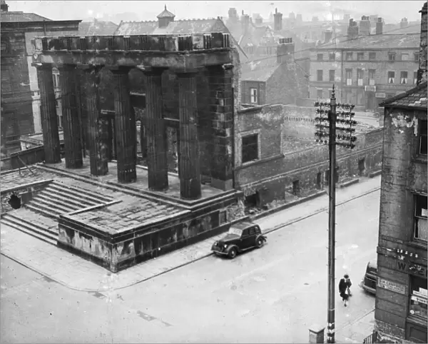 Congregational Church, Albion Street, Hull, pictured in 1946, shortly after World War Two