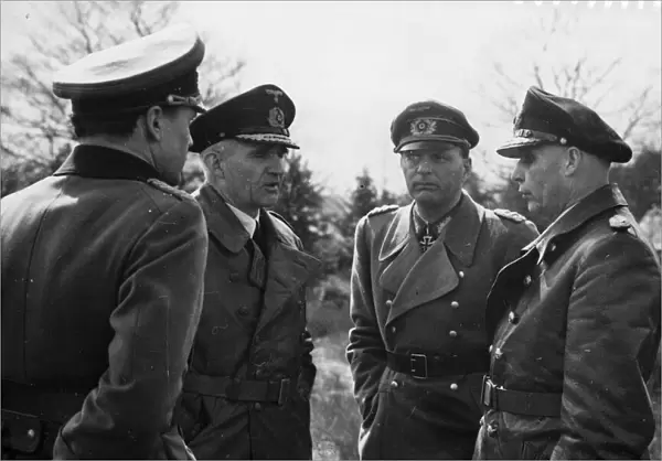 Representatives off Admiral Doenitz and Field Marshall Keitel visited 2nd Army