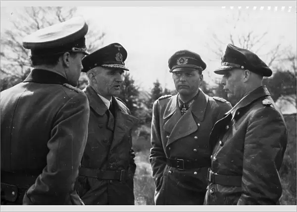 Representatives off Admiral Doenitz and Field Marshall Keitel visited 2nd Army