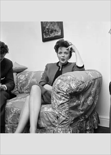 Judy Garland at the Savoy Hotel, London. 30th April 1962