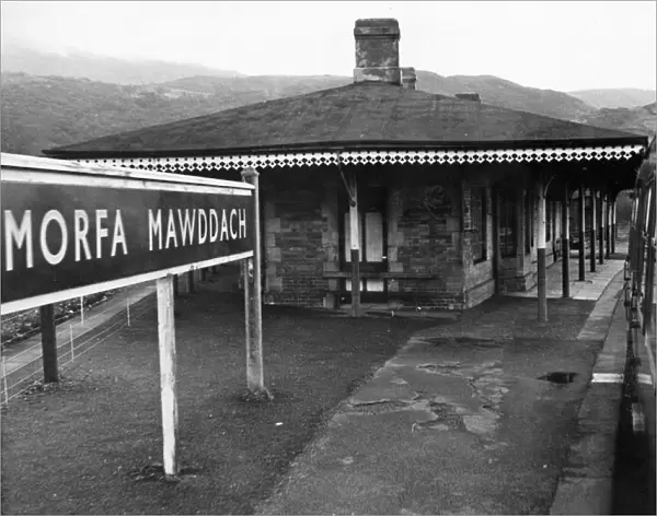 Derelict station at Barmouth Junction Barmouth, Gwynedd, north-western Wales
