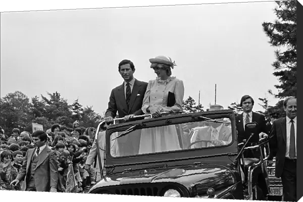 Prince Charles, Prince of Wales and Diana, Princess of Wales. June 1983