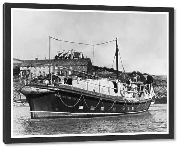 The Number 1 lifeboat of Padstow Station, the Joseph Hiram Chadwick