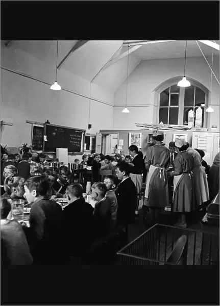 Tetbury primary school, Gloucestershire. 250 meals are served in the '
