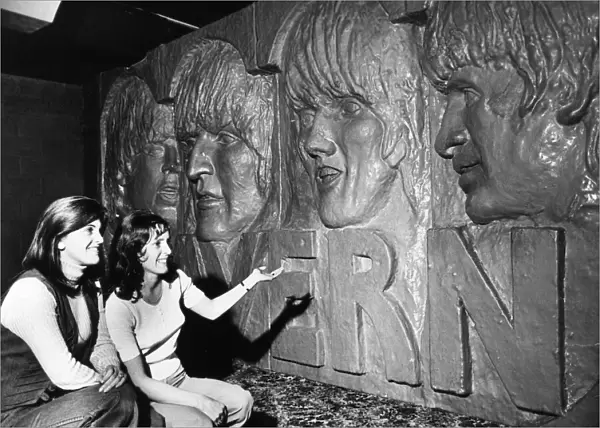 The Beatles, fibre glass sculpture designed by artist David Webster