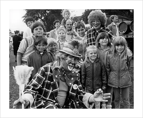 Zigve the clown and his wife Zeevee, from Skelmersdale entertain youngster at the St