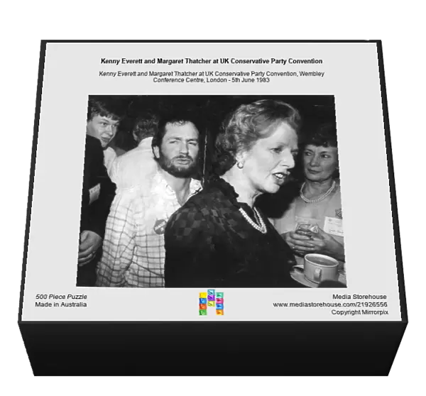 Kenny Everett and Margaret Thatcher at UK Conservative Party Convention