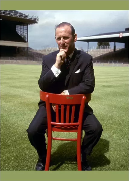 Arsenal manager Bertie Mee at Highbury July 1967
