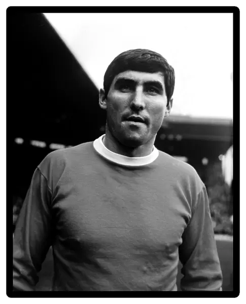 Manchester United football player Tony Dunne at Old Trafford Circa 1971
