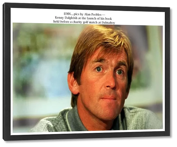Kenny Dalglish at the launch of his new book Dalglish held before a charity golf match at