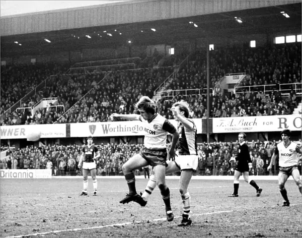 Stoke v. Aston Villa. March 1984 MF14-21-041 The final score was a one nil