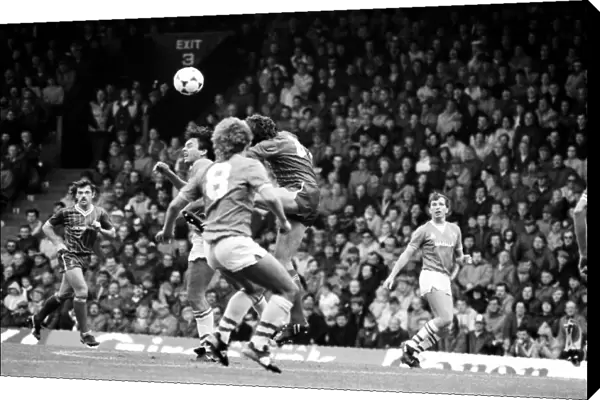 Liverpool v. Everton. October 1984 MF18-04-010 The final score was a one nil