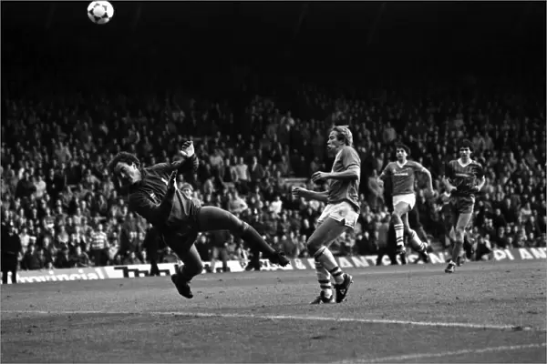 Liverpool v. Everton. October 1984 MF18-04-078 The final score was a one nil