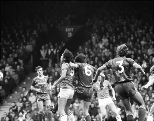 Liverpool v. Everton. October 1984 MF18-04-008 The final score was a one nil