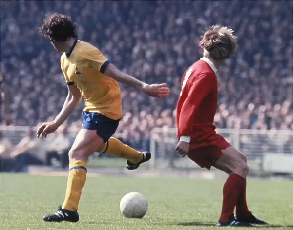 FA Cup Final 1971- Arsenal v Liverpool Action during the game May 1971