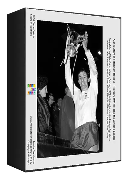 Alan Mullery of Tottenham Hotspur - February 1971 holding the winning League