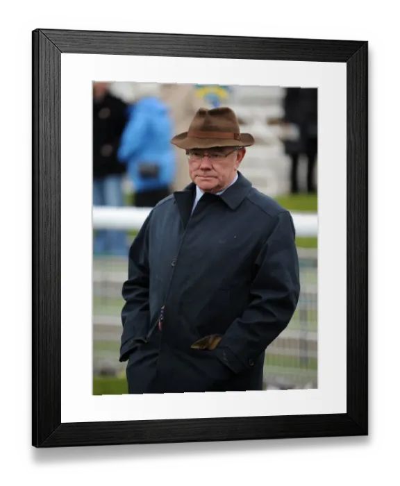 Framed Print : David Barron at York Racecourse Print Framed Print : David Barron at York Racecourse Print