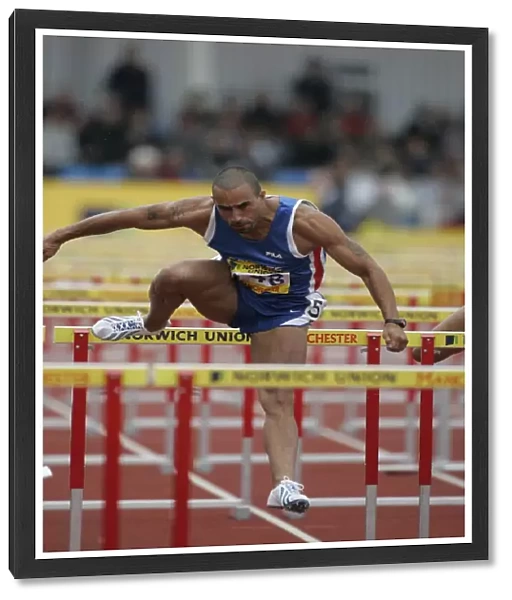 Paul Gray 110 Metre Hurdles Norwich Union Olympic Trials Manchester Regional Arena