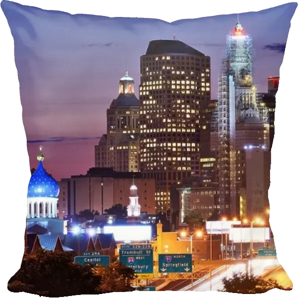 Skyline of downtown Hartford, Connecticut
