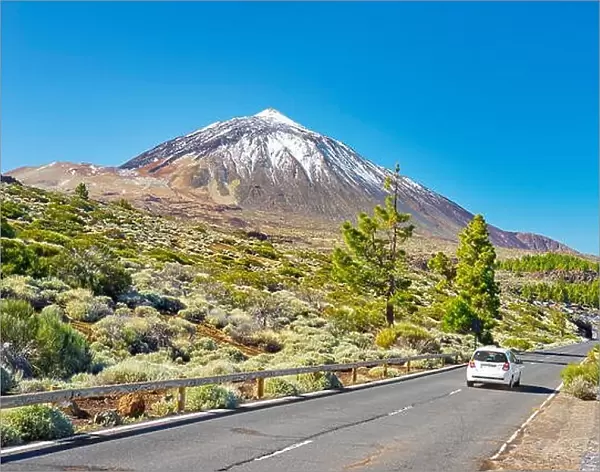Tenerife - the Road TF-24, Teide National Park, Canary Islands, Spain