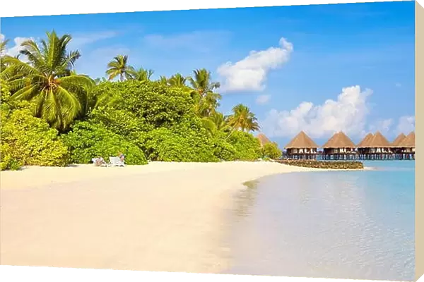 Maldives Island, tropical beach