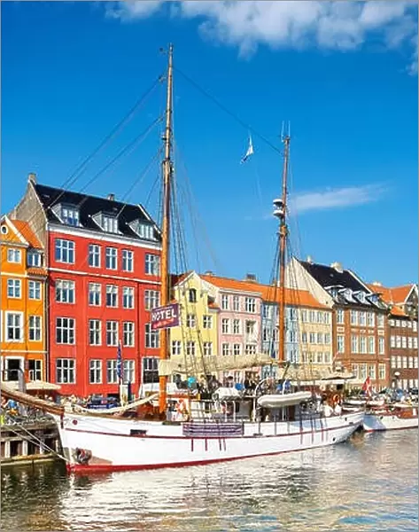 Copenhagen, Denmark - Nyhavn Canal