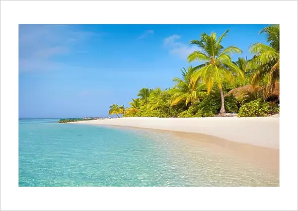 Maldives Beach landscape