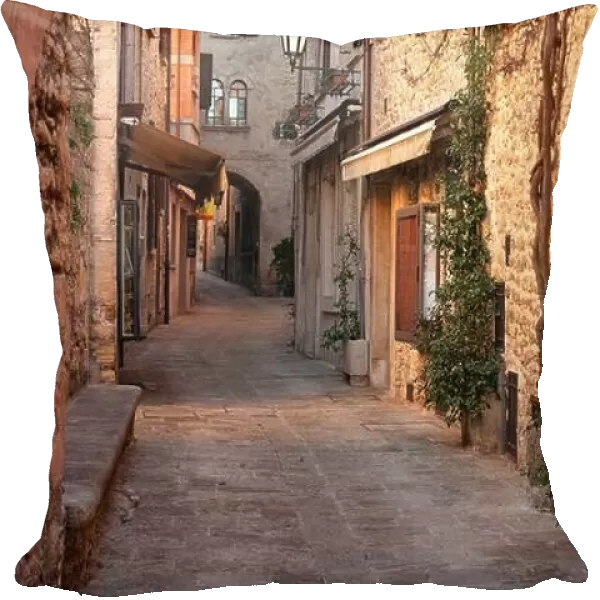 City of San Marino, Republic of San Marino narrow medieval alleyways