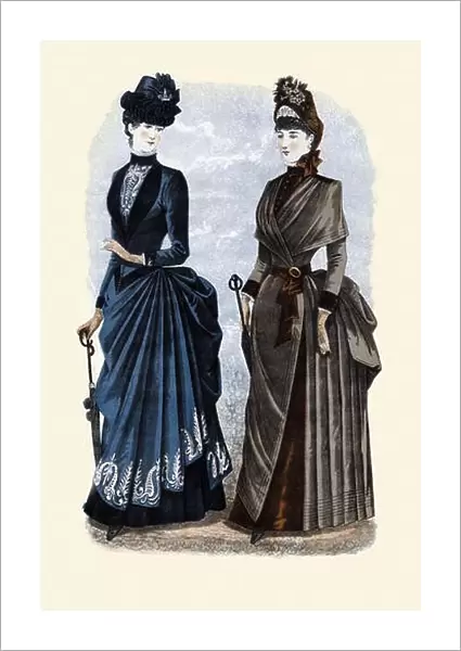 1884 Godey's Lady's Book Fashion Plate