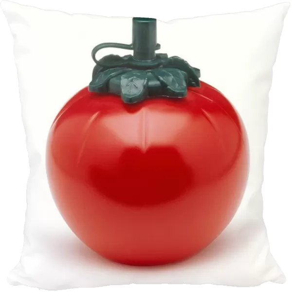 A tomato shaped sauce dispenser