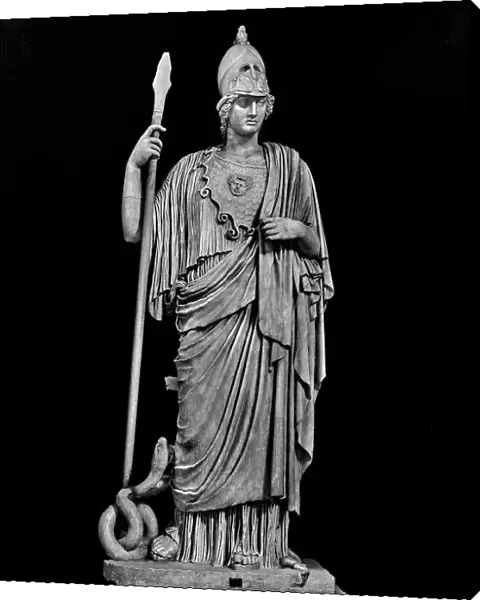 Minerva, marble, Roman, Vatican Museums, Vatican City