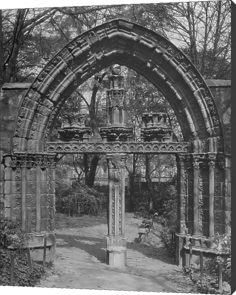 Portal of the Chapel of the Virgin in the Church of Saint Germain des Prs, Muse du Moyen-Age, Cluny, Paris