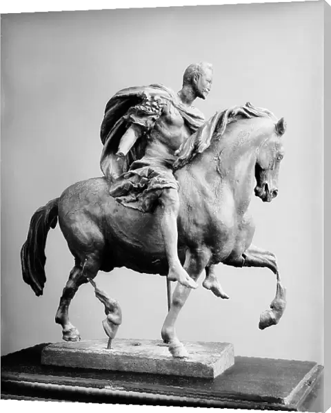 Supposed model for the equestrian monument of Alessandro Farnese, wax, Francesco Mochi (1580-1654), The Bargello National Museum, Florence