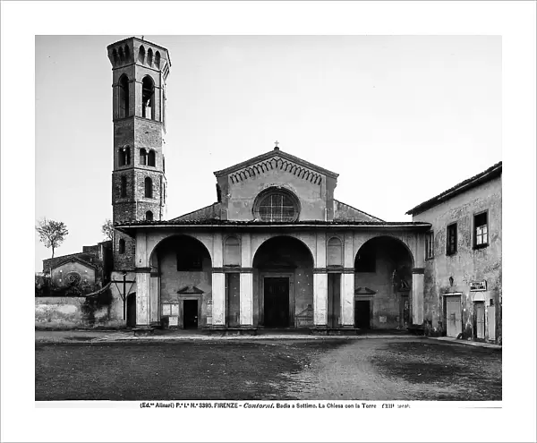Faade of the Church of San Salvatore a Badia at Settimo