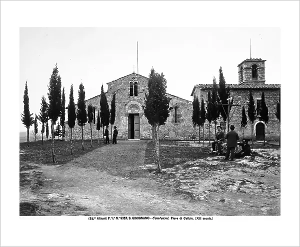 Cellole Parish Church near San Gimignano