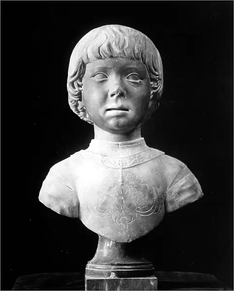 Bust of a youth, work by Francesco Laurana, located in the Giorgio Franchetti Gallery, C d'Oro, Venice