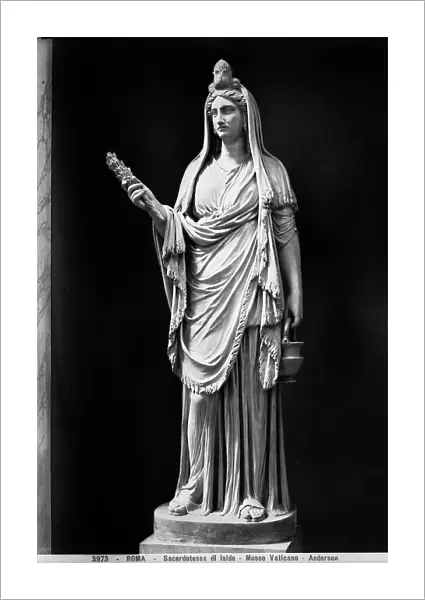 Statue of a Sacerdotess of Isis preserved in the Vatican Museums, Vatican City