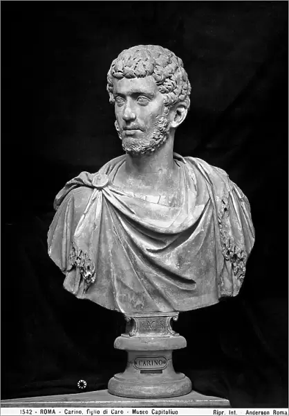 Bust of the emperor Carinus preserved in the Capitoline Museum, Rome