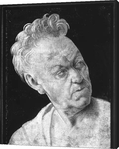 Male portrait. Drawing by Filippino Lippi preserved in the Ambrosian Portrait Gallery, Milan