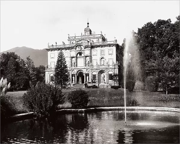 View of Villa Torrigiani from the garden
